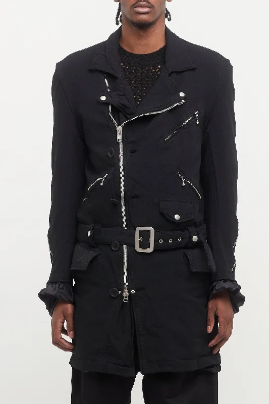 Belt Loops Jeans for Accessorizing -Junya Watanabe MAN Biker Coat