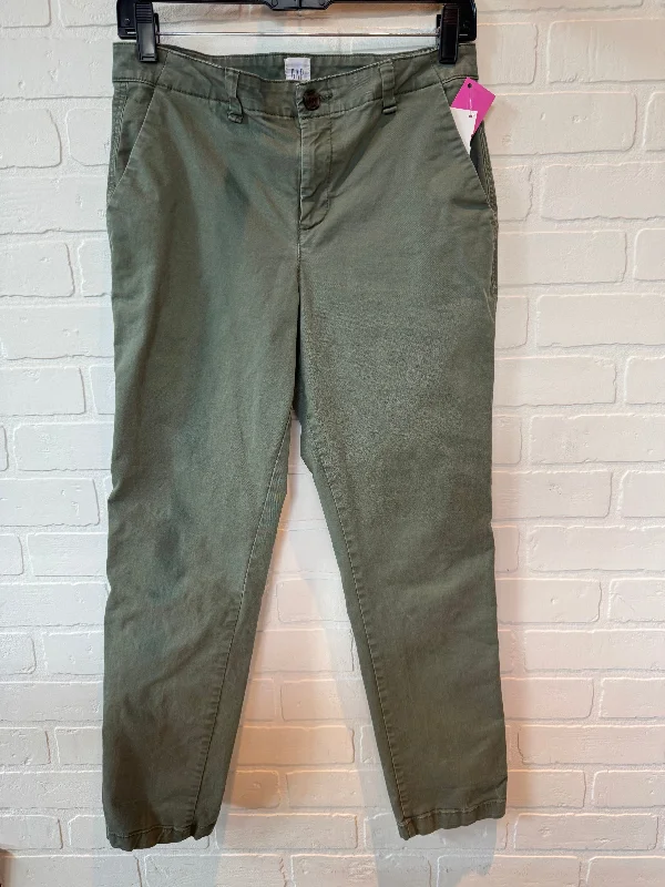 Slim-fit chinos for modern business casual -Pants Chinos & Khakis By Gap In Green, Size: 2