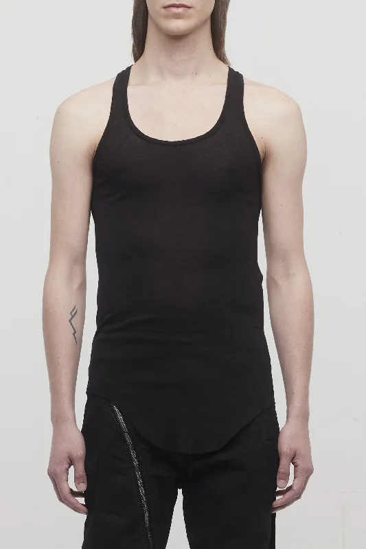 Colored Jeans for Variety -Rick Owens DRKSHDW DRK Tank in Black