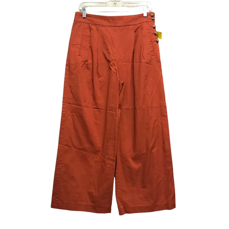 Flowy culottes pants for breezy summer style -Pants Other By Loft In Orange, Size:2