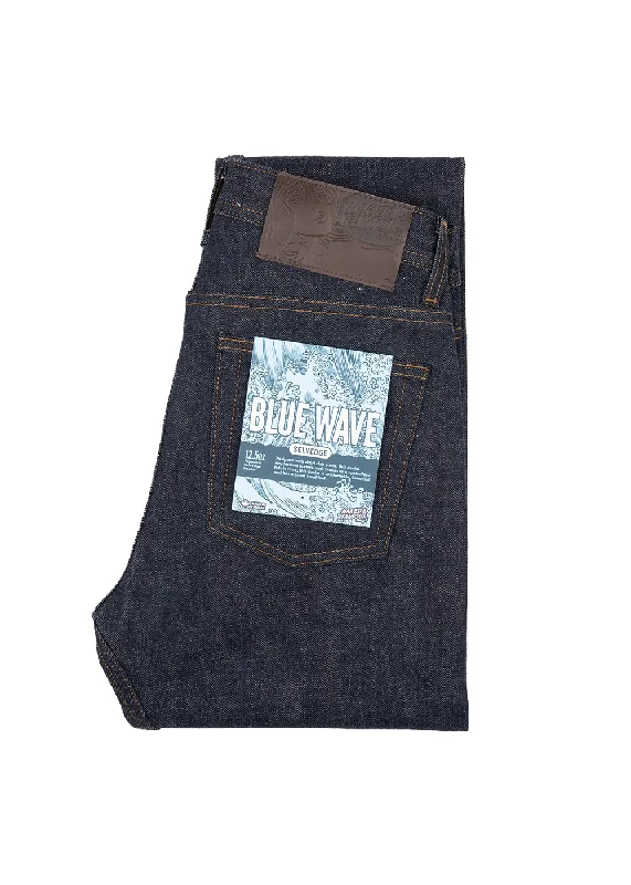 Slim Boyfriend Jeans for Hybrid -True Guy - Blue Wave Selvedge