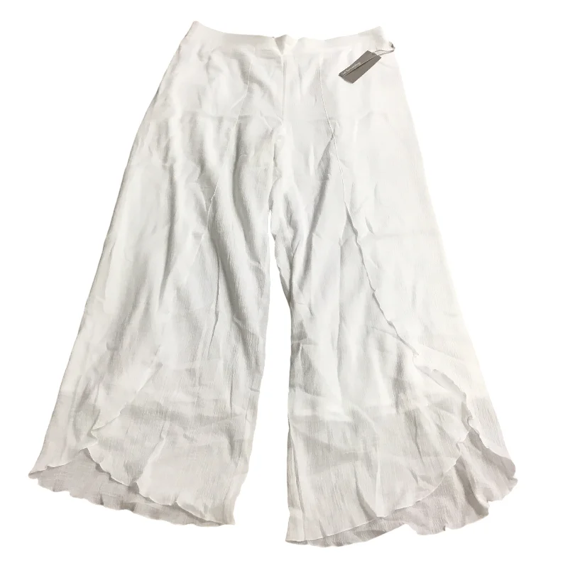 Insulated snow pants for winter outdoor fun -Pants Linen By Soft Surroundings In White, Size: L