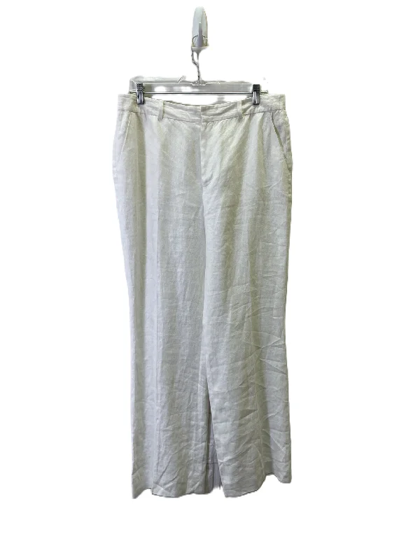 Soft stretch pants for all-day wear ease -Pants Dress By Ralph Lauren In White, Size: 12