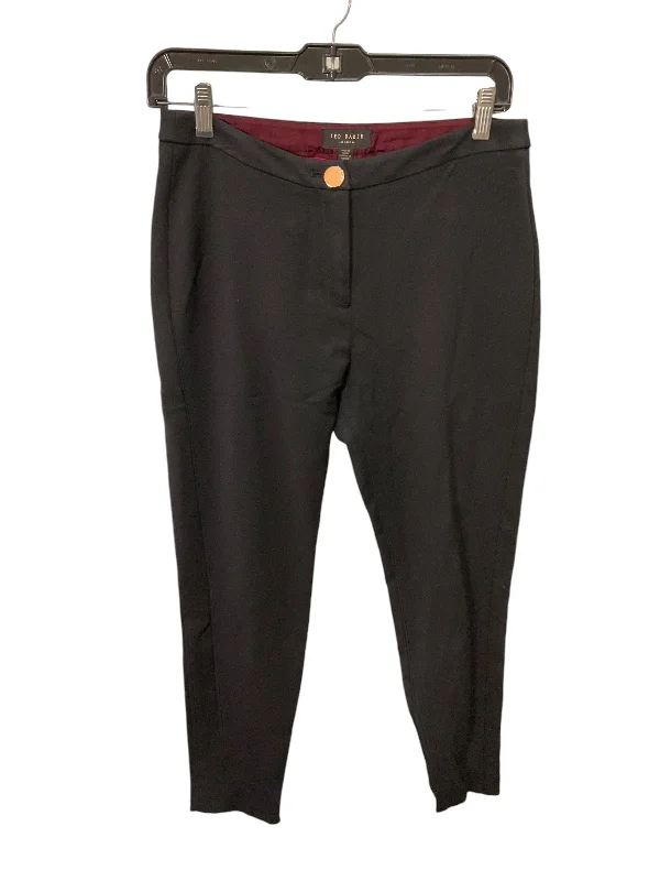 Lightweight culottes pants for summer fashion flair -Pants Work/dress By Ted Baker In Black, Size: 4