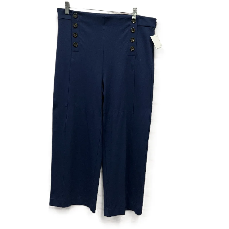 Lightweight cargo pants for summer camping trips -Pants Dress By Ann Taylor In Navy, Size: 12