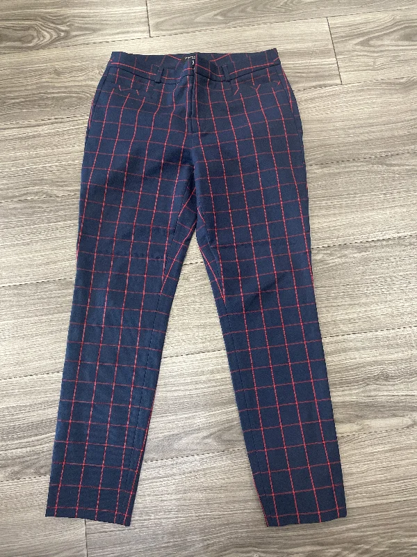 Soft jogger pants for relaxed weekend lounging -Pants Dress By Banana Republic In Plaid Pattern, Size: 4