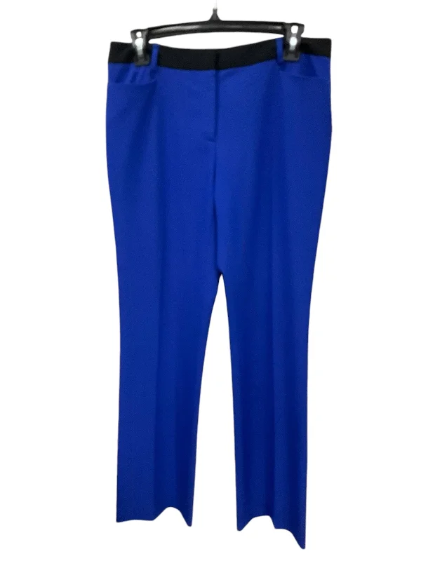 Cozy fleece pants for cold winter nights -Pants Dress By Calvin Klein In Blue, Size: 4