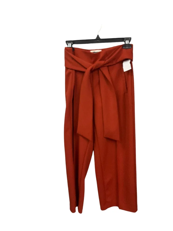 Vintage denim pants for timeless rugged style -Pants Wide Leg By Jules & Leopold In Orange, Size: S