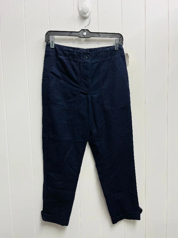 Tailored ankle pants for chic office outfits -PANTS CARGO & UTILITY TALBOTS in NAVY, Size: 2PETITE