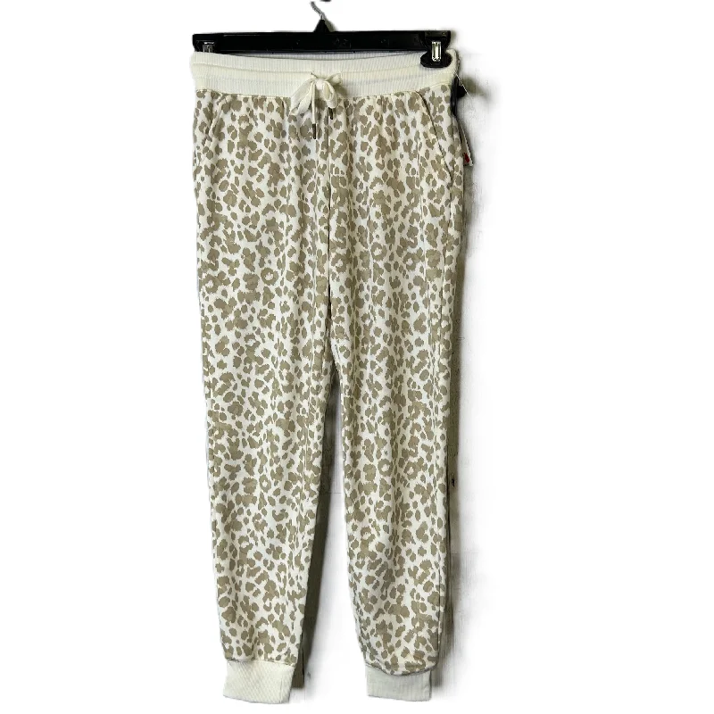 Retro bell-bottom pants for 70s-inspired fashion -Pants Joggers By Old Navy In Cream, Size: Xs