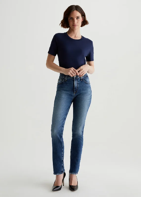 Bootcut Jeans for Flattering -Mari High Rise Slim Jean