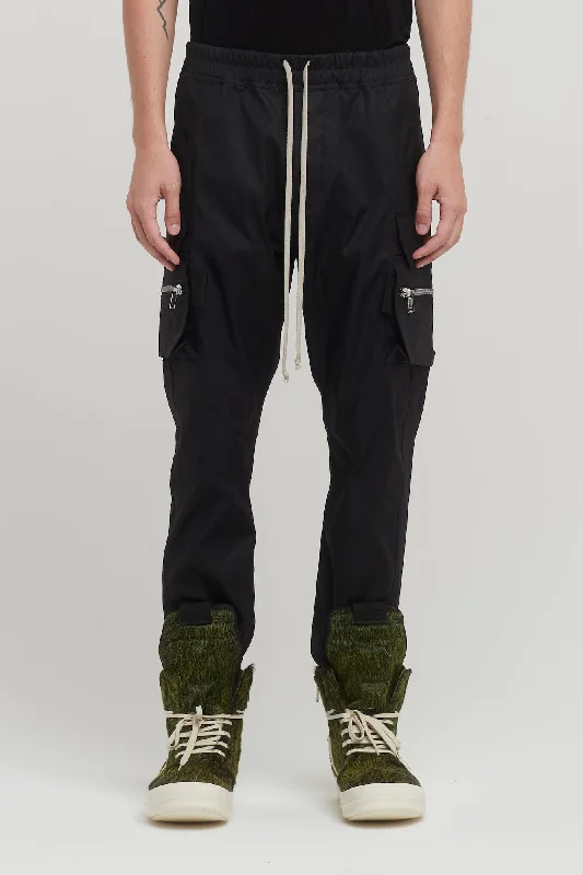 Blue Jeans for Everyday Wear -Rick Owens Mastodon Cargo Pants in Black