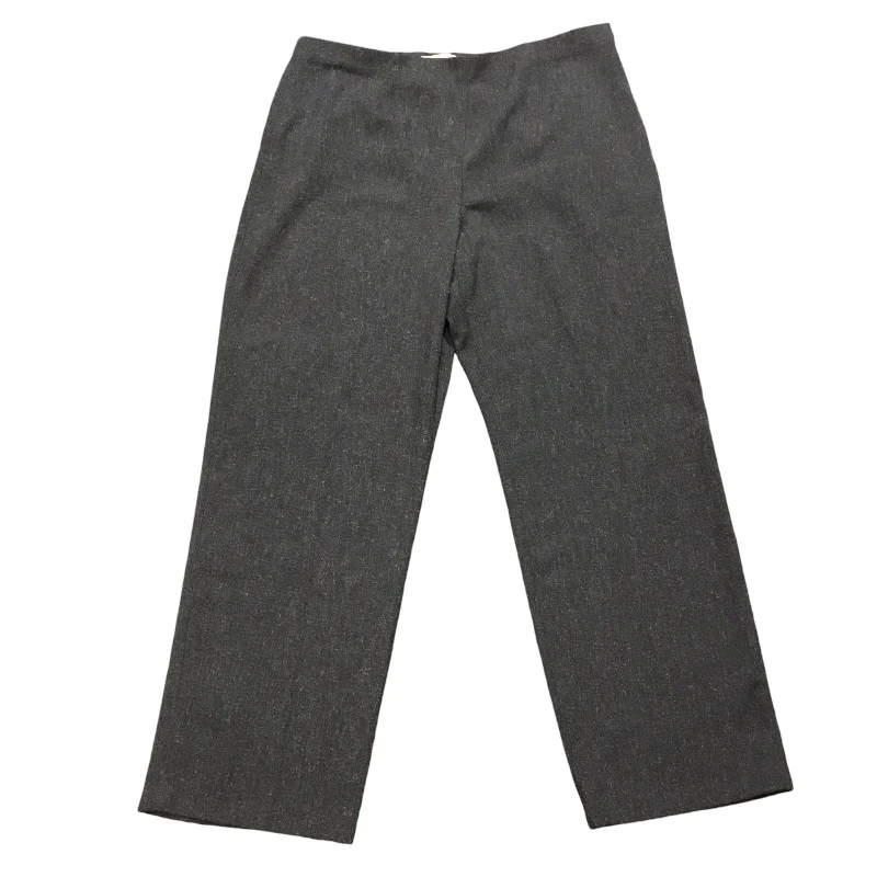 Vintage high-waisted pants for nostalgic wardrobe charm -Pants Other By Coldwater Creek In Grey, Size: 16