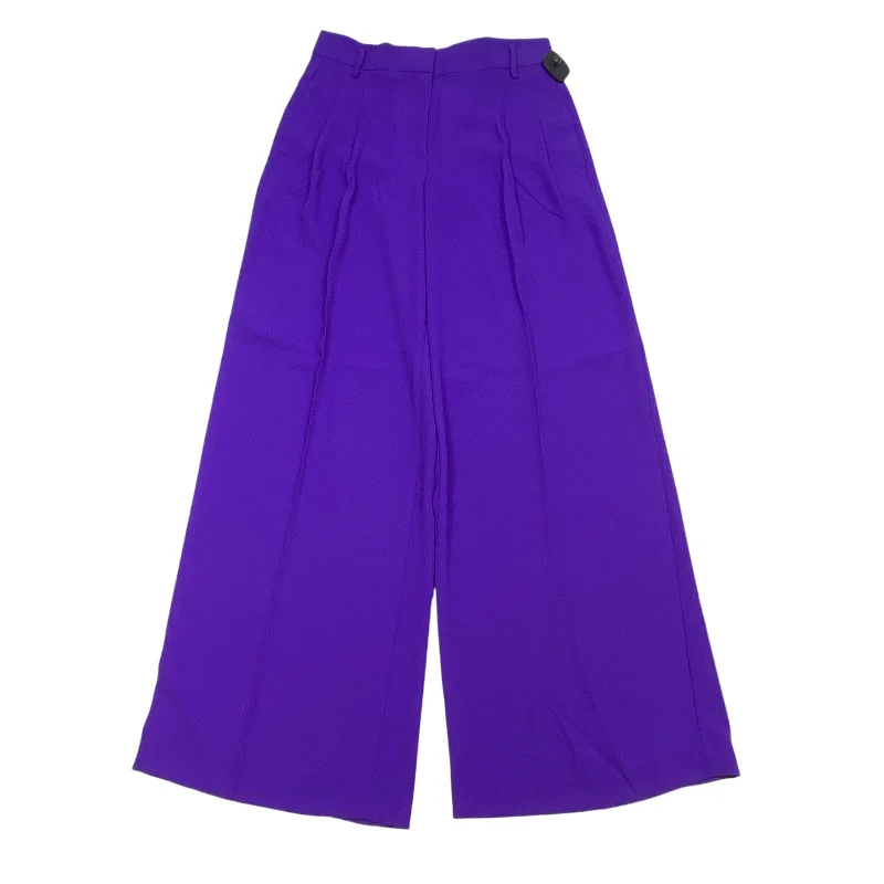 Relaxed chino pants for casual Friday offices -Pants Dress By Ann Taylor In Purple, Size: 4