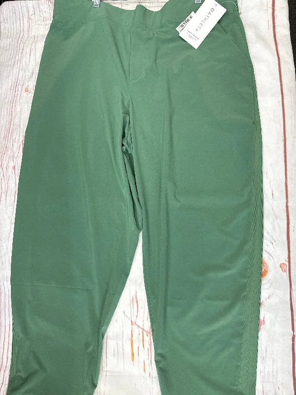 Flowy wide pants for artistic bohemian vibes -Pants Ankle By Athleta In Green, Size: 20