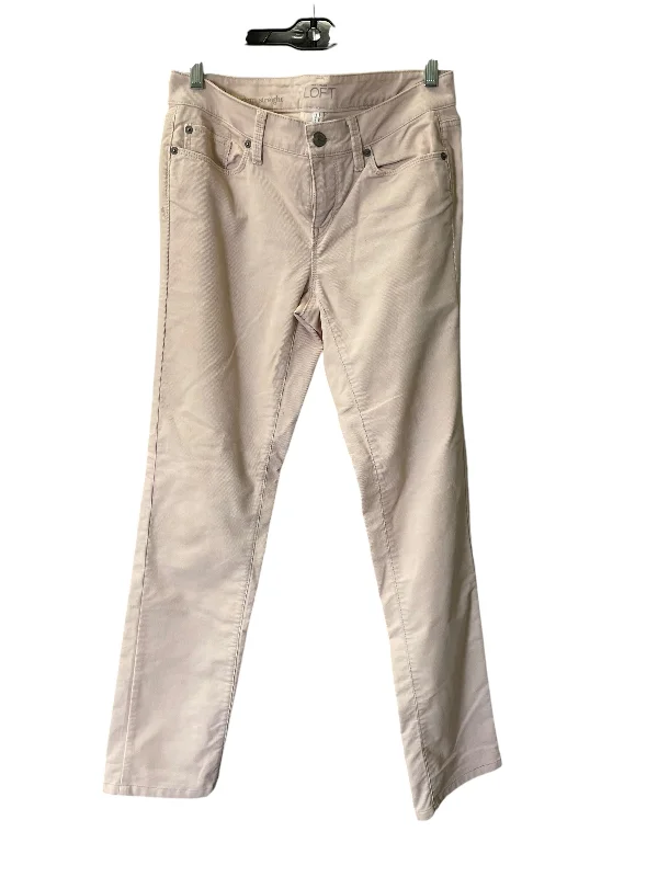 Durable cargo pants for outdoor hiking adventures -Pants Corduroy By Loft In Pink, Size: 2