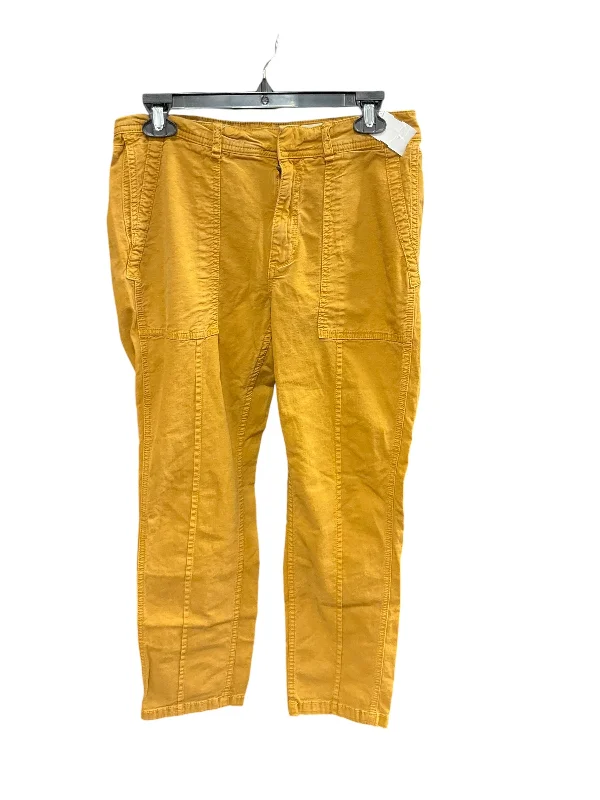 Stylish wide-leg pants for bold evening looks -Pants Other By Anthropologie In Yellow, Size: 6