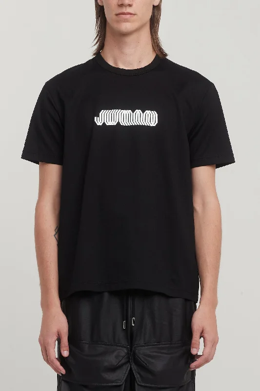 Cropped Jeans for Summer Look -Junya Watanabe MAN Graphic T 1