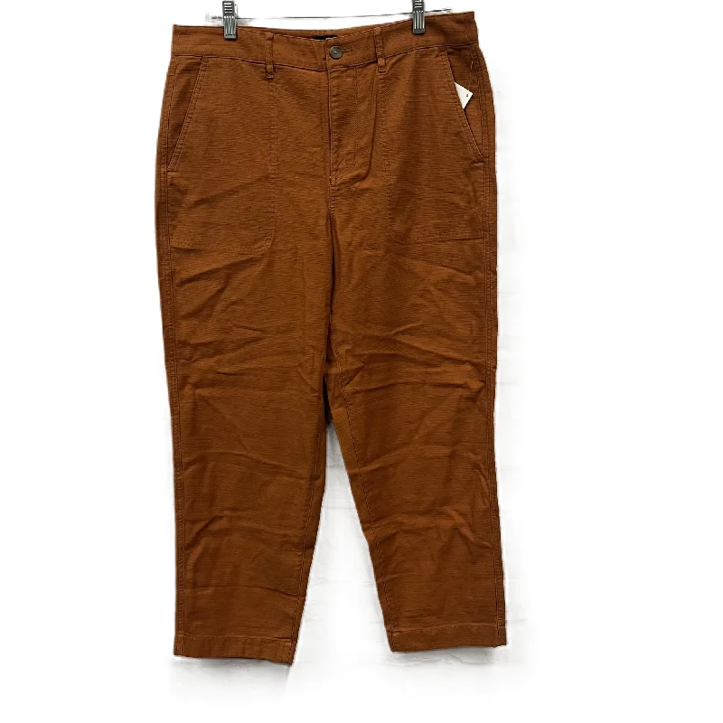 Stylish cropped pants for warm season trends -Pants Other By J. Crew In Orange, Size: 12