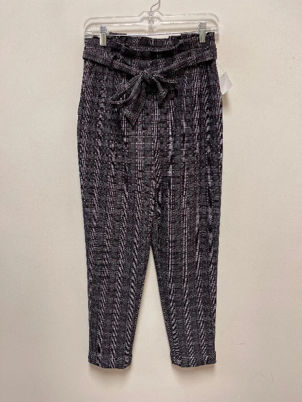 Heavy-duty work pants with tool pocket storage -Pants Dress By Joseph Ribkoff In Plaid Pattern, Size: 4