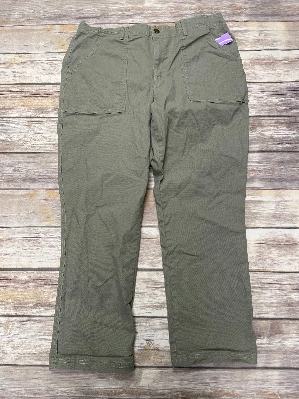 Waterproof work pants for wet job conditions -Pants Chinos & Khakis By Knox Rose In Green, Size: Xl