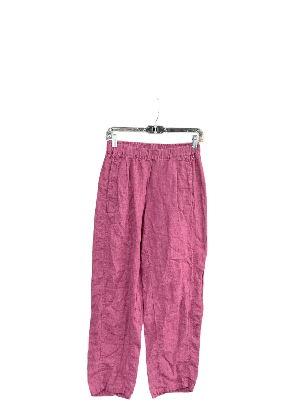 Lightweight cargo pants for summer camping trips -Pants Linen By Eileen Fisher In Purple, Size: Xxs