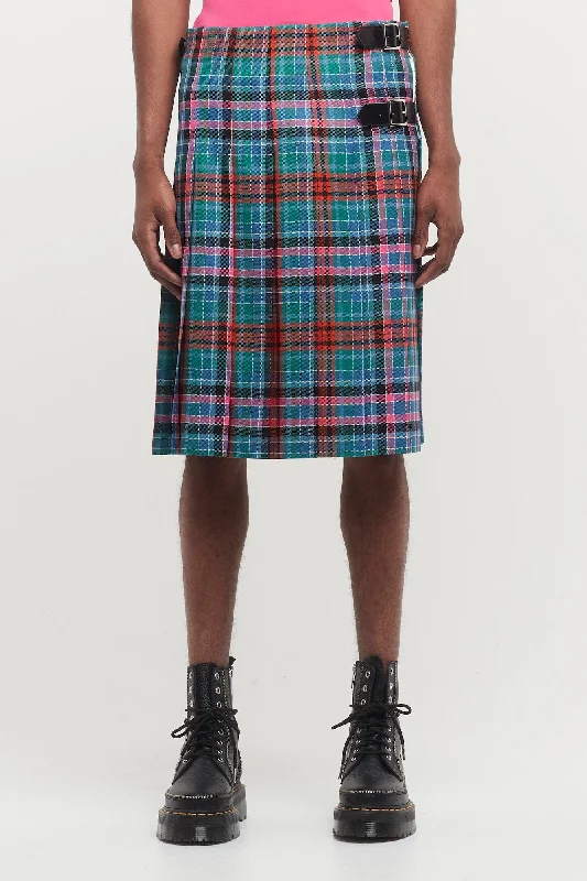 Hiking Jeans for Trail -Comme Des Garçons Homme Plus Tartan Skirt