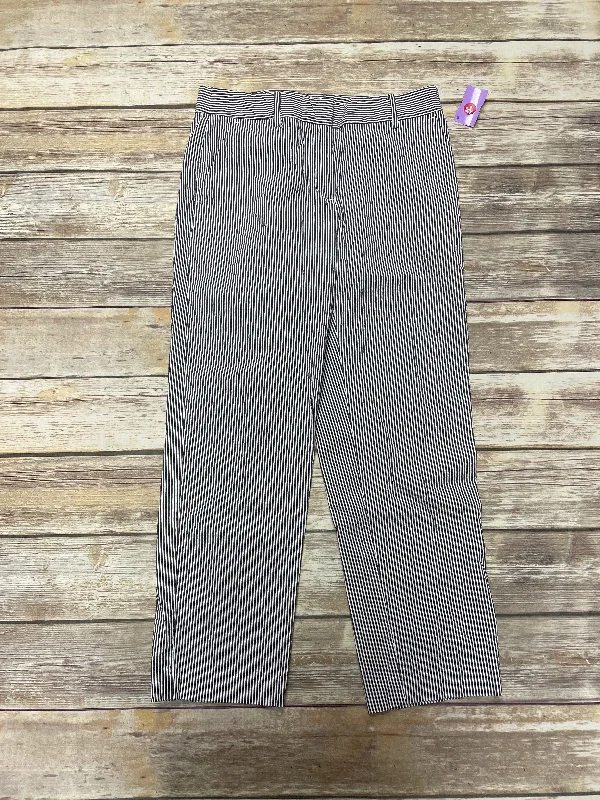 Cozy sweatpants pants for lazy Sunday mornings -Pants Other By Loft In Striped Pattern, Size: 2