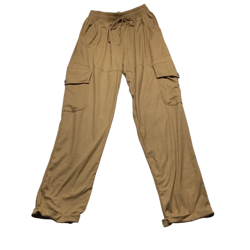 Tapered ankle pants for sleek modern silhouettes -Pants Lounge By Blumin In Brown, Size: S