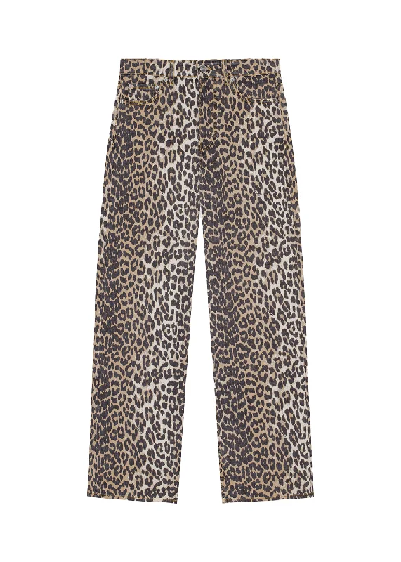 Graduation Jeans for Milestone -Leopard Print Izey Denim