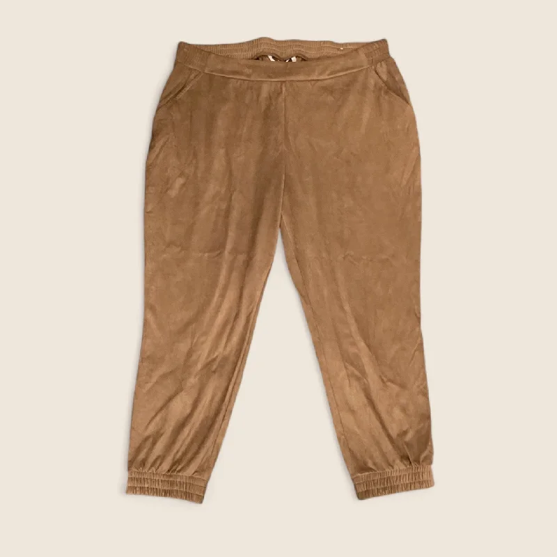 Heavy-duty ripstop pants for extreme hiking durability -Pants Other By Soft Surroundings In Brown, Size: 2x