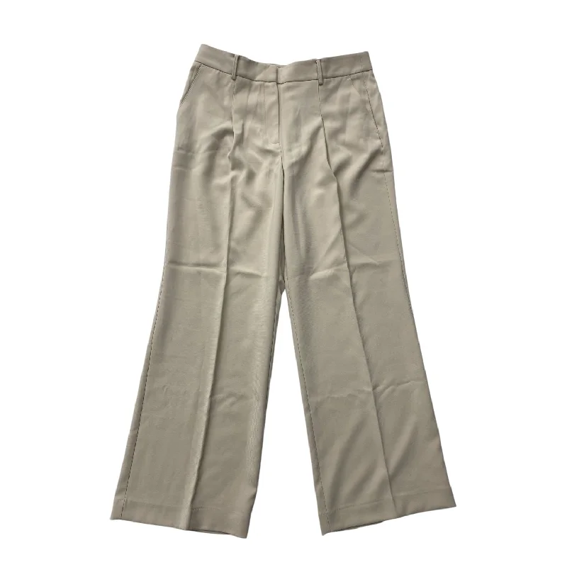 Classic straight-leg pants for versatile daily wear -Pants Wide Leg By Ann Taylor In Tan, Size: 12