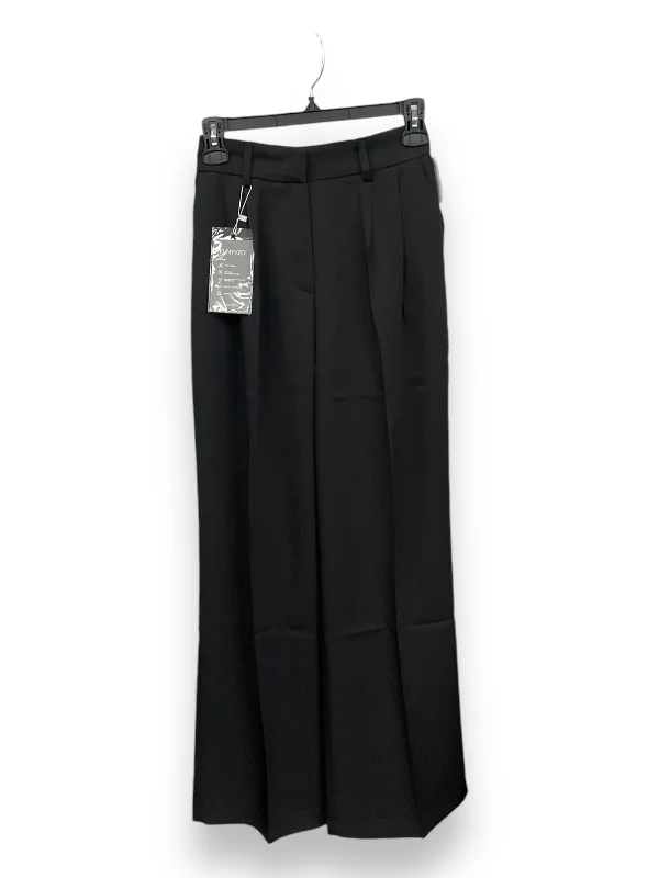 Lightweight travel pants for long flight comfort -Pants Wide Leg By Clothes Mentor In Black, Size: Xs