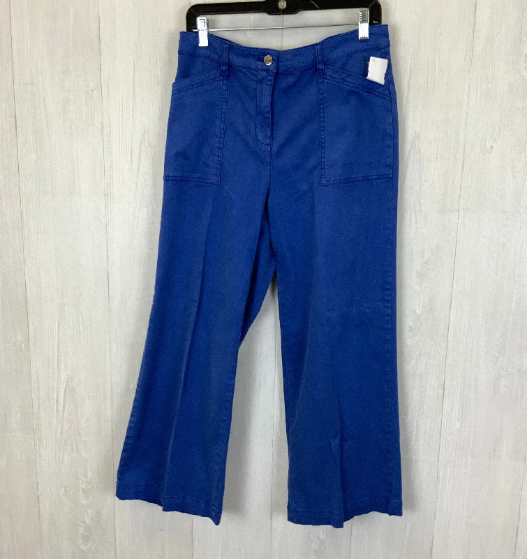 Vintage denim pants for timeless rugged style -Pants Wide Leg By Joie In Blue, Size: 8