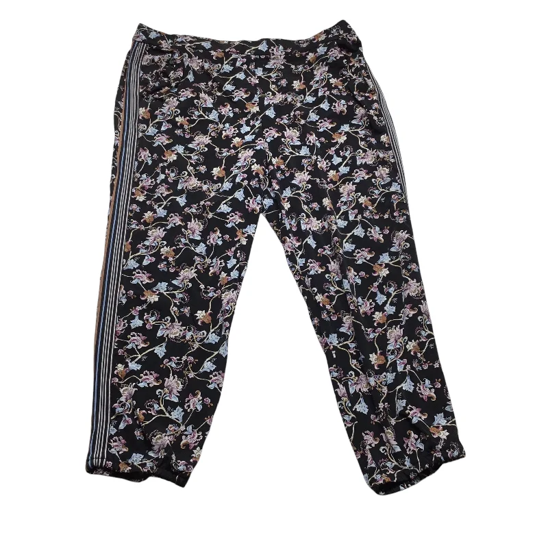 Rugged ripstop pants for extreme adventure durability -Pants Linen By White House Black Market In Floral Print, Size: L