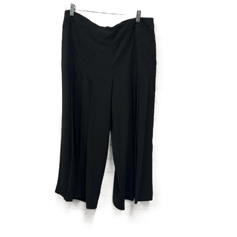 Relaxed fit pants for laid-back comfort wear -Pants Dress By Simply Vera In Black, Size: 14