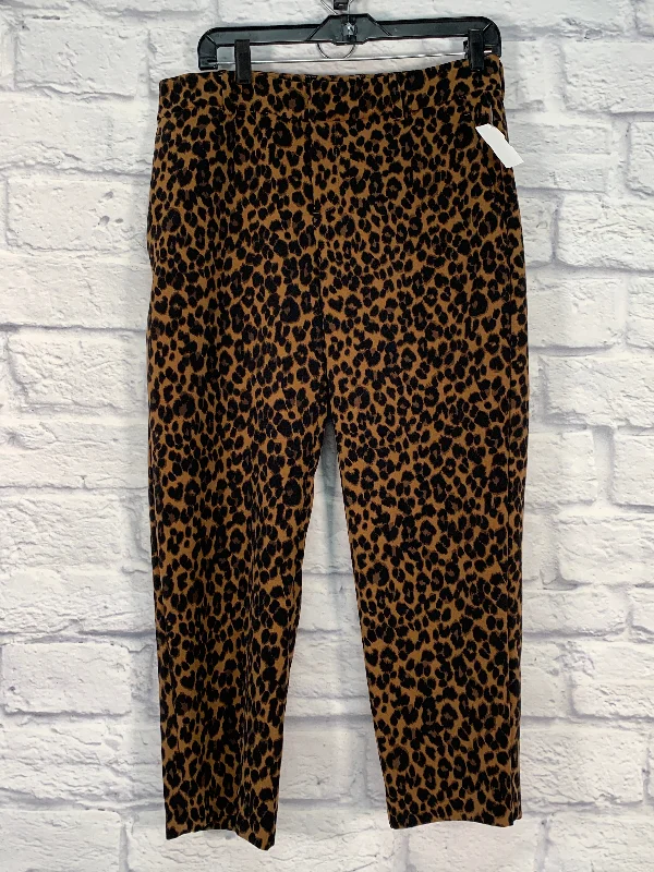 Stretch denim pants for curvy figure flattery -Pants Dress By Old Navy In Animal Print, Size: 10