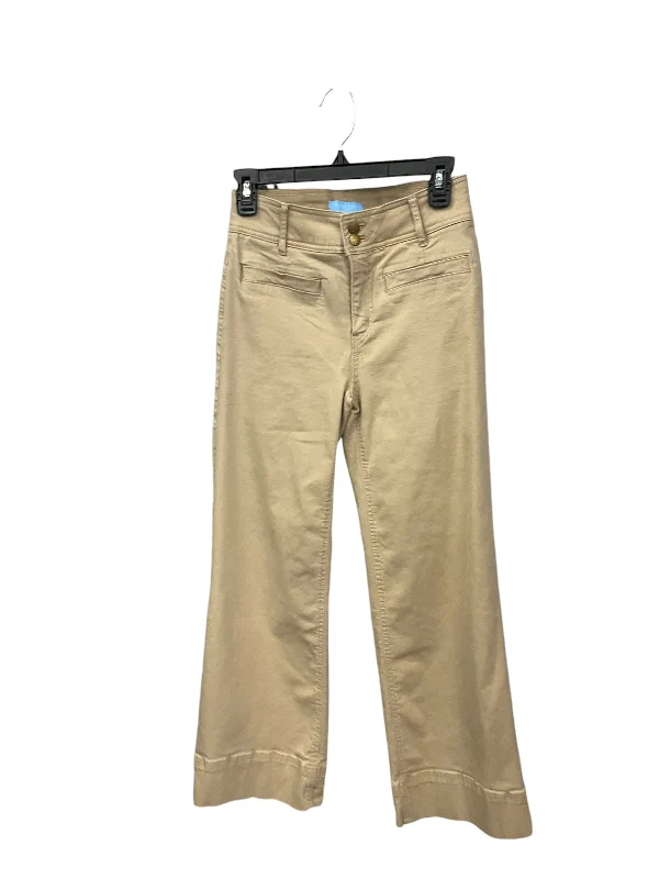 Soft stretch pants for all-day wear ease -Pants Wide Leg By Draper James In Tan, Size: 4