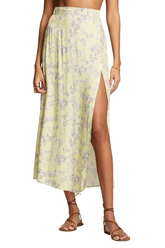 Long Skirts for Beach Vacations -Narissa Skirt In Sunglow