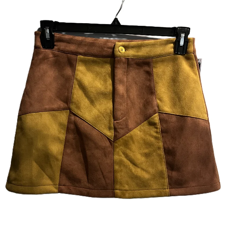 Midi pencil skirts for polished business attire -Skirt Mini & Short By Cider In Multi-colored, Size: L