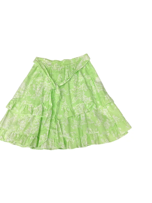 Wrap midi skirts for stylish ease -Skirt Mini & Short By Clothes Mentor In Green, Size: Xs