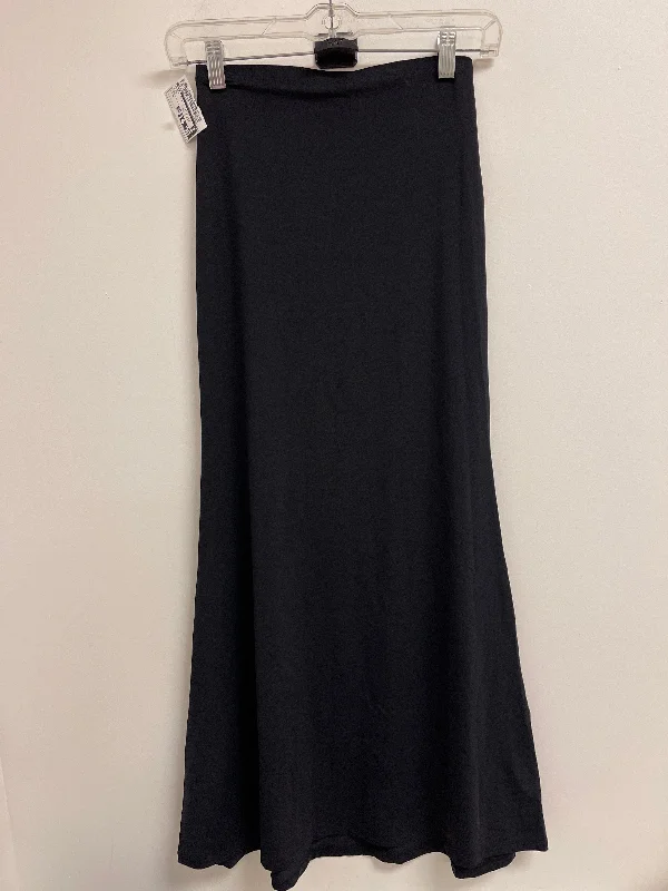 High-waisted denim skirts for cool lift -Skirt Maxi By Zara In Black, Size: S