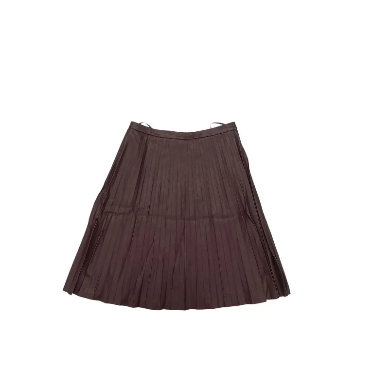 Pleated midi skirts for elegant everyday looks -Skirt Midi By Limited In Red, Size:Xs