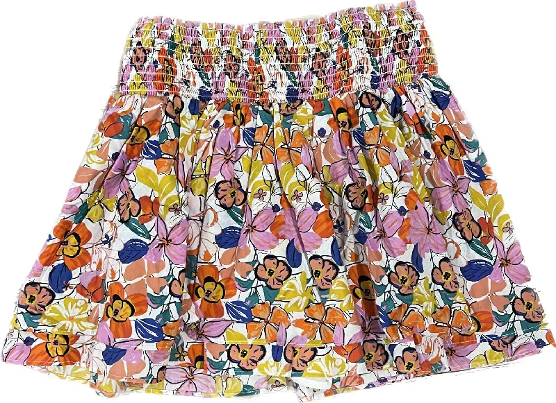 Bohemian Long Skirts with Tassels -Pocket Of Daisies Skirt In Multi