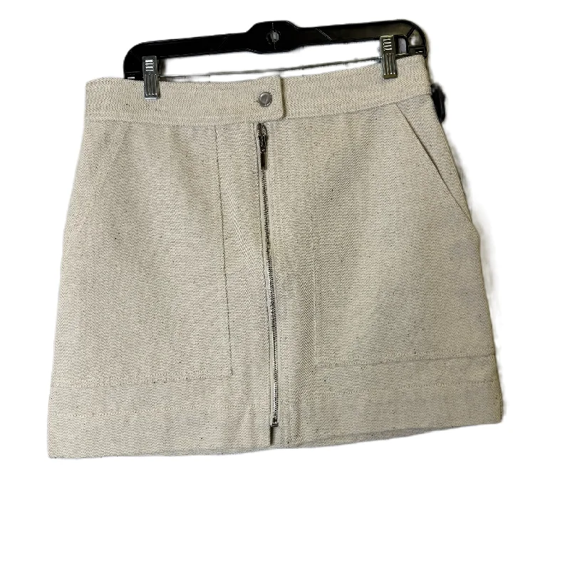 Stretchy skirts for all-day wear comfort -Skirt Mini & Short By T Tahari In Cream, Size: 0