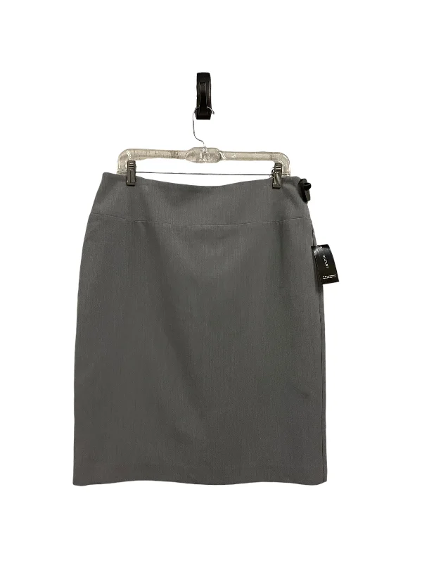 Durable skirts with reinforced seam strength -Skirt Midi By Alfani In Grey, Size: 10