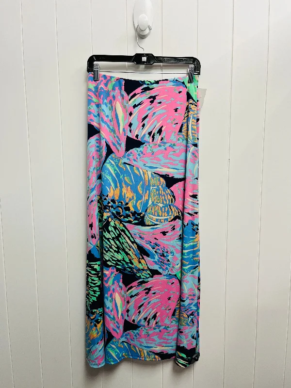 Designer pencil skirts for sharp professional looks -Skirt Maxi By Cece In Blue & Pink, Size: S