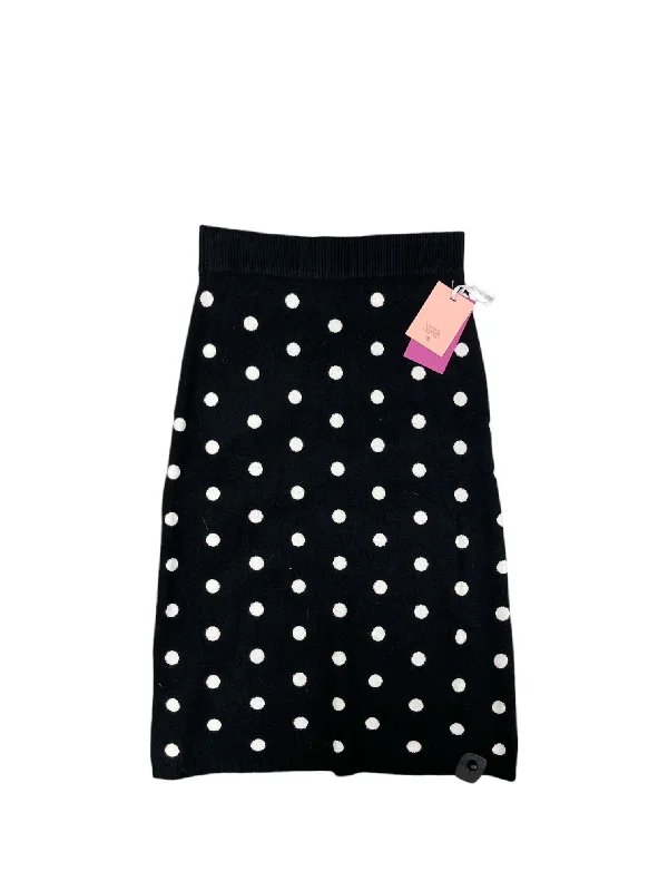 Classic black pencil skirts for office chic -Skirt Maxi By Target-designer In Black & White, Size: M