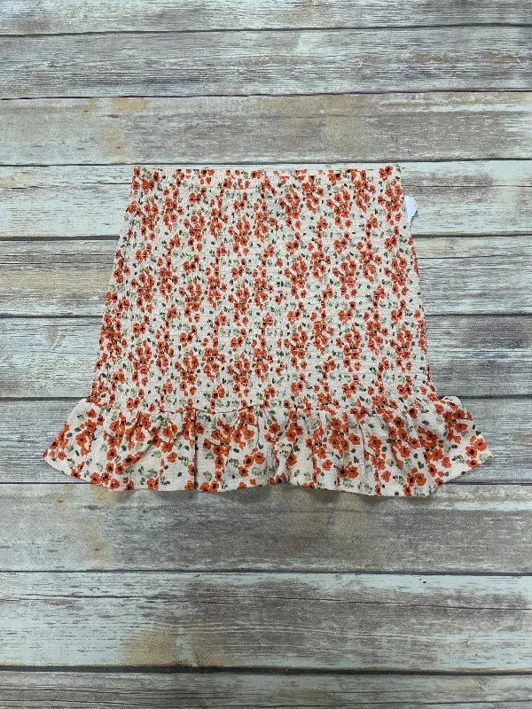 Vintage skirts for retro-inspired fashion vibes -Skirt Mini & Short By Cato In Orange, Size: M