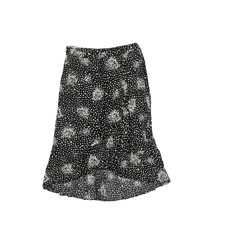 Trendy skirts with bold plaid patterns -Skirt Midi By Knox Rose In Black & White, Size:S